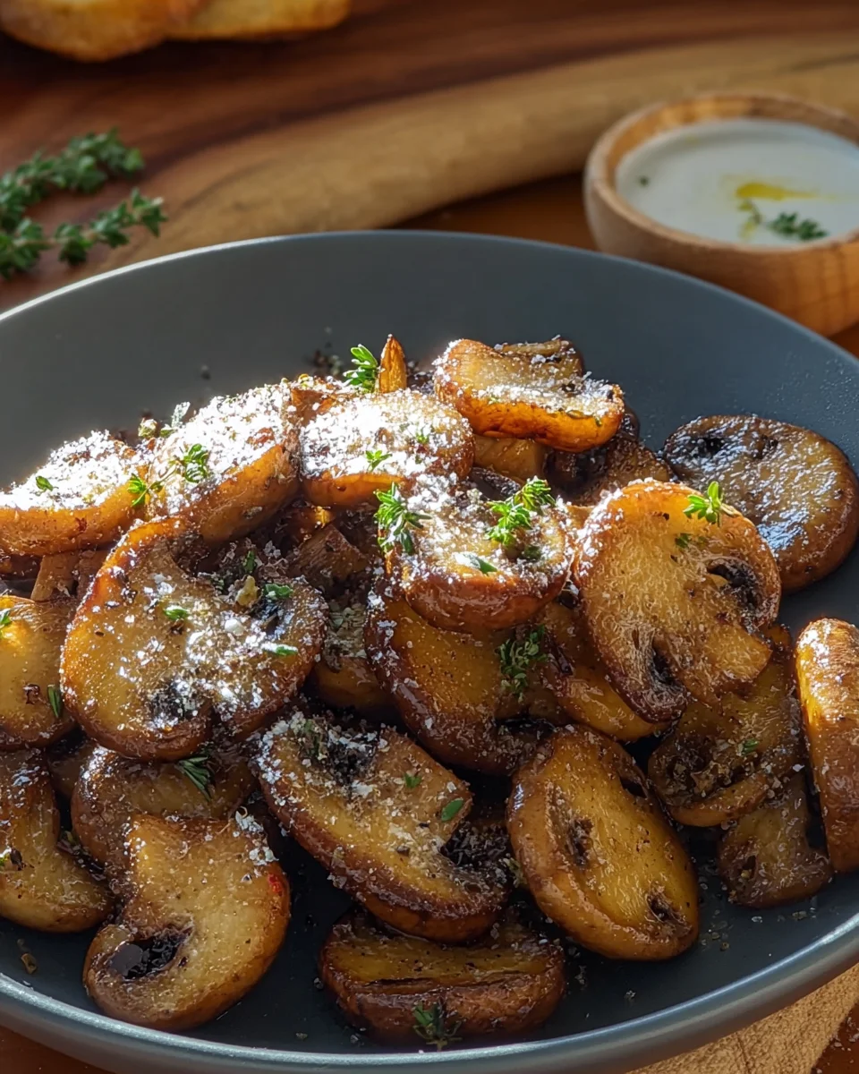 Airfryer Mushroom Recipe