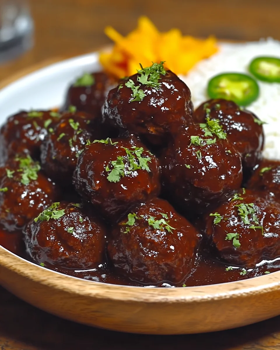 BBQ Jerk Meatballs