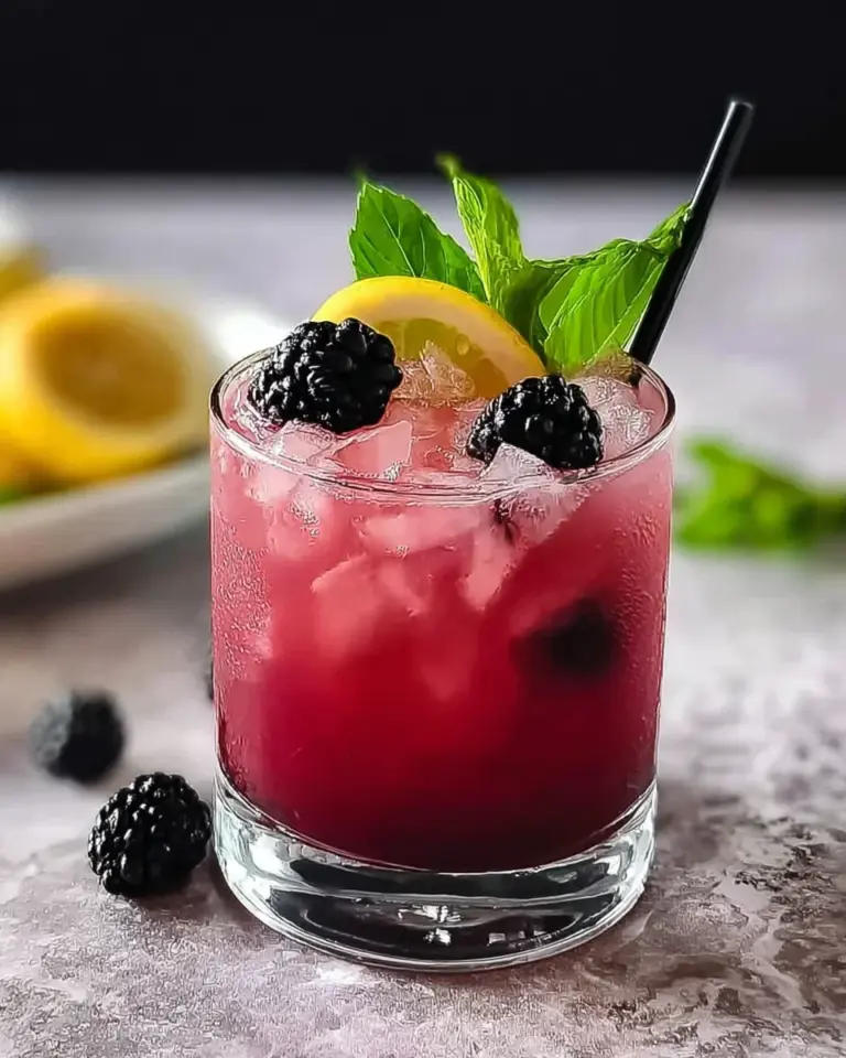 Blackberry Lemon Mocktail