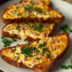 Cheese and Bacon Baked Toasties