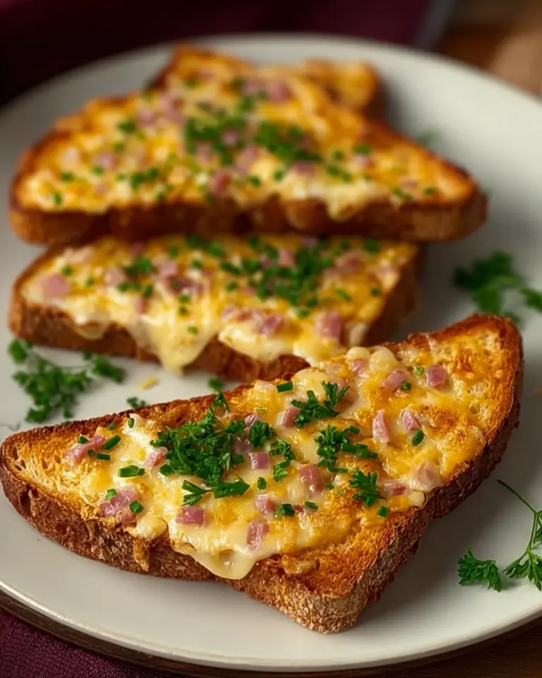 Cheese and Bacon Baked Toasties