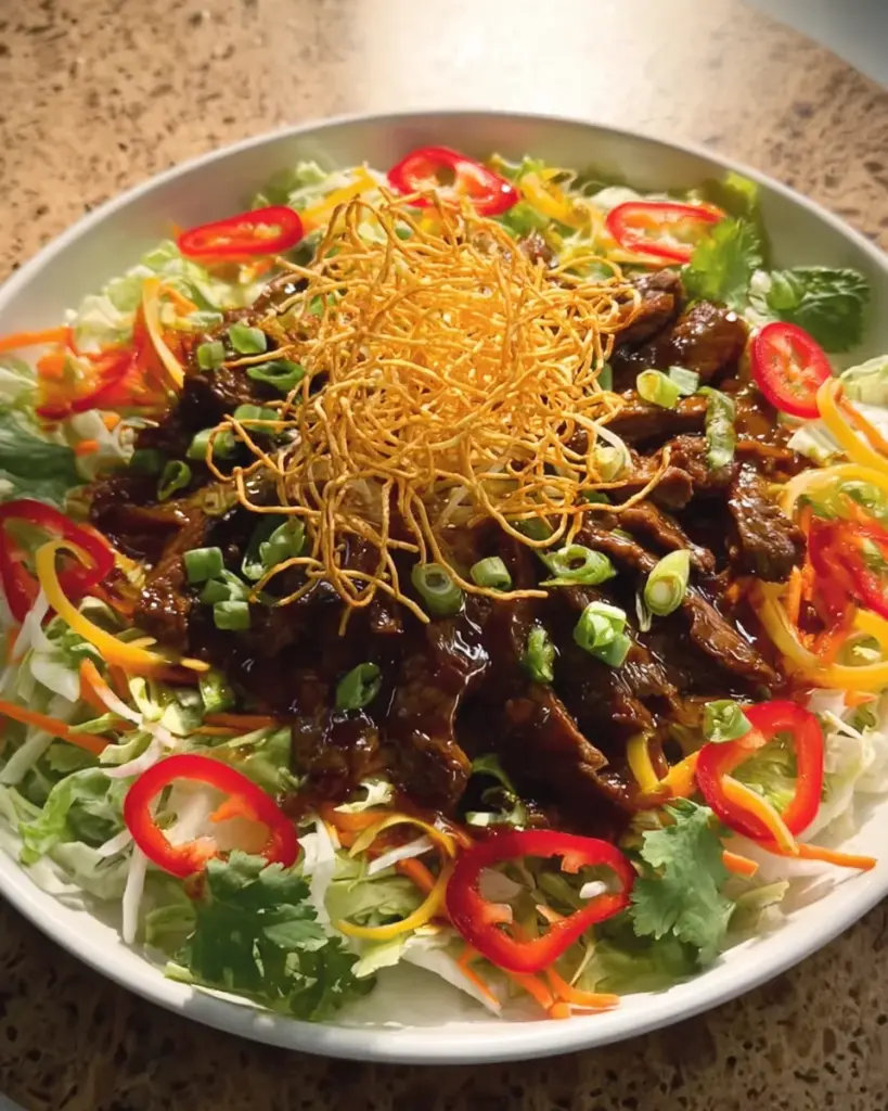Crispy Chilli Beef Salad