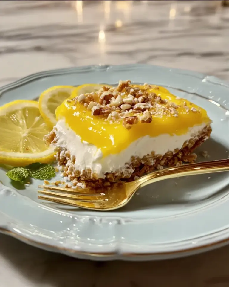 Lemon Pretzel Dessert