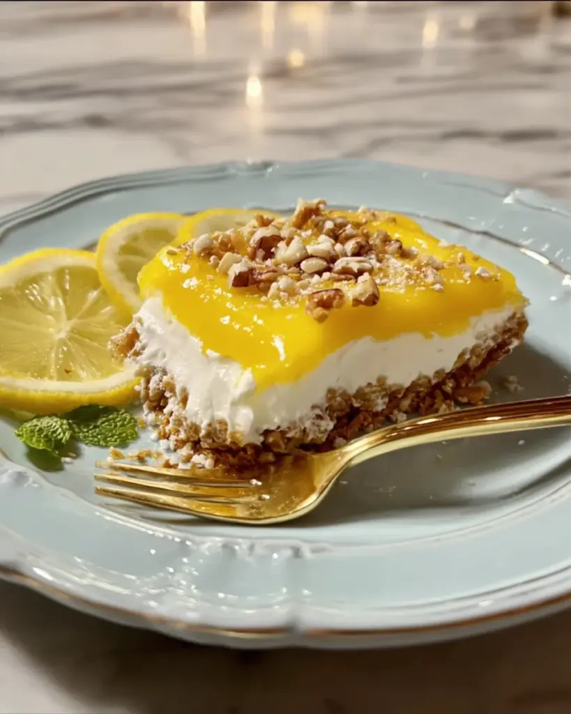 Lemon Pretzel Dessert
