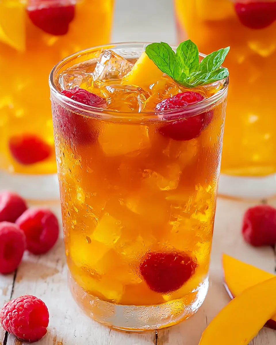 Mango Iced Tea