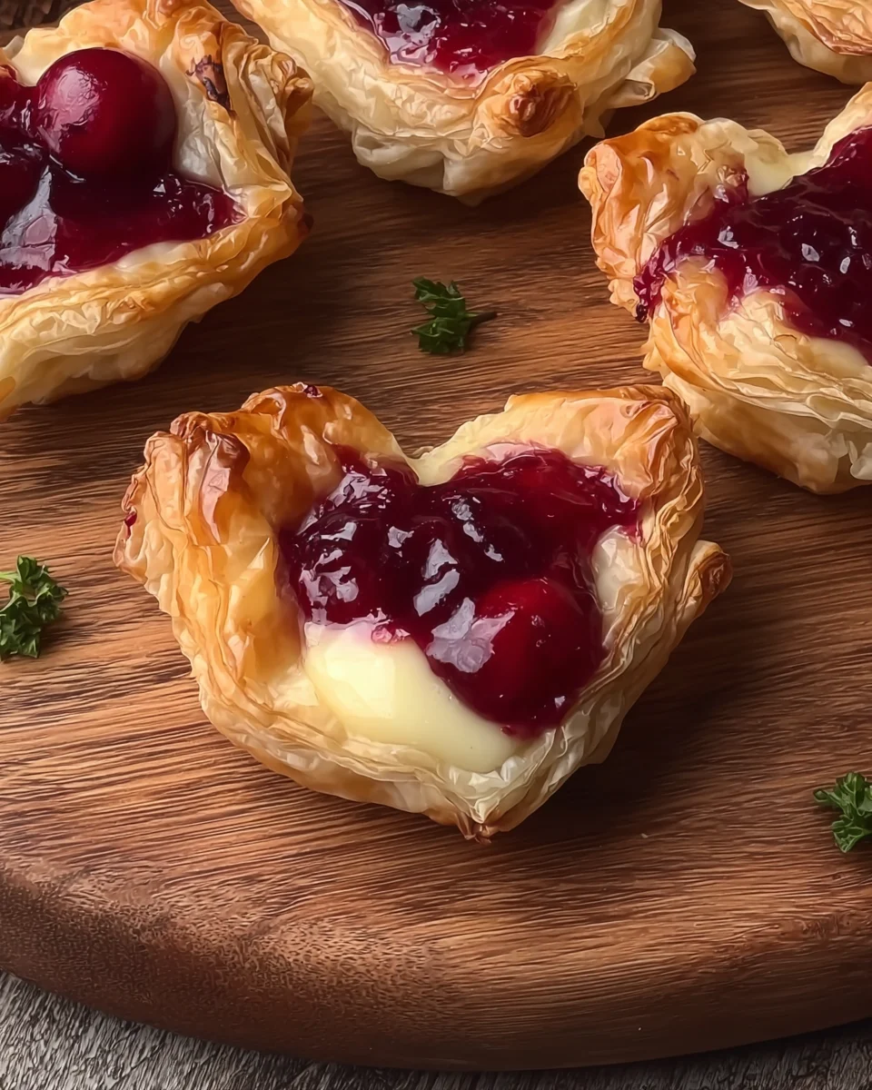 Three-ingredient Cranberry Brie Bites