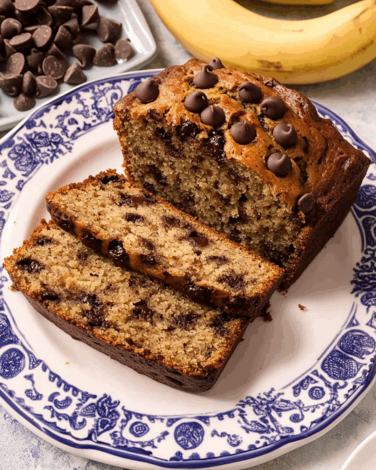 Super Moist Chocolate Chip Banana Bread