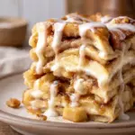 Caramel Apple Cinnamon Roll Lasagna