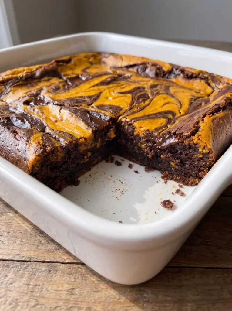 Pumpkin Cheesecake Brownies
