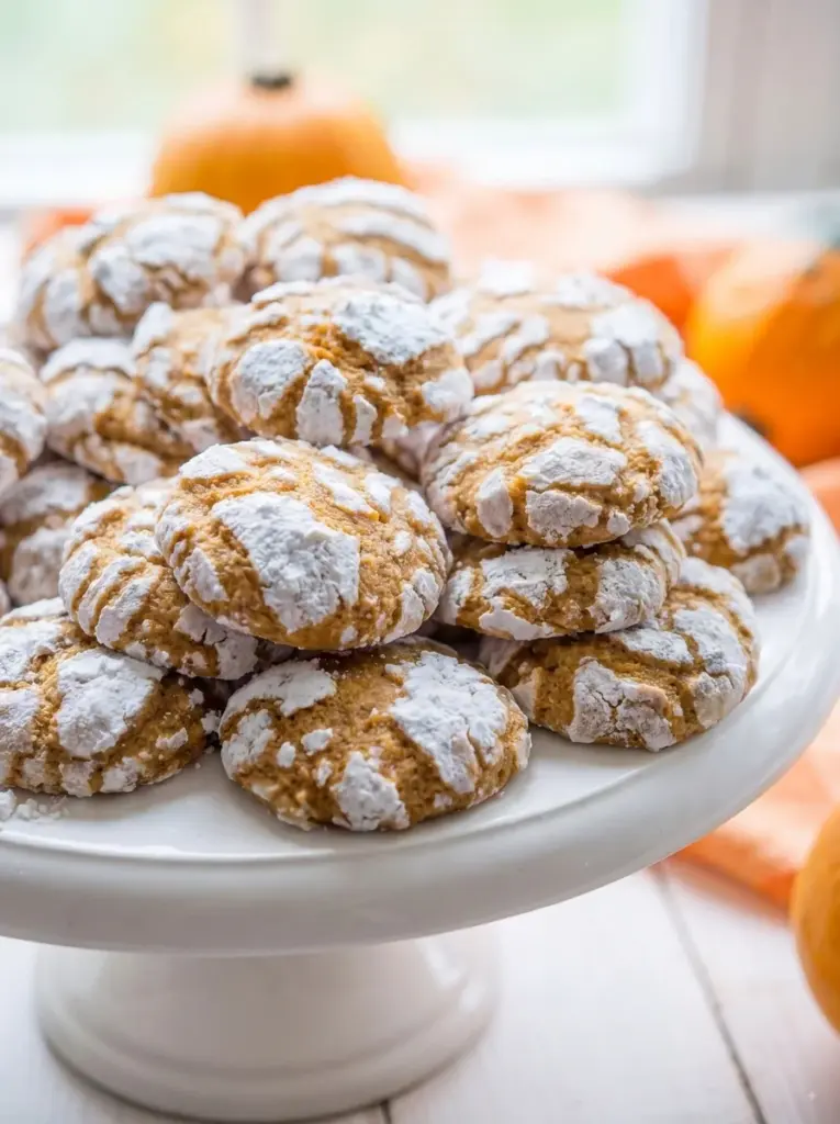 PUMPKIN CRINKLE COOKIES