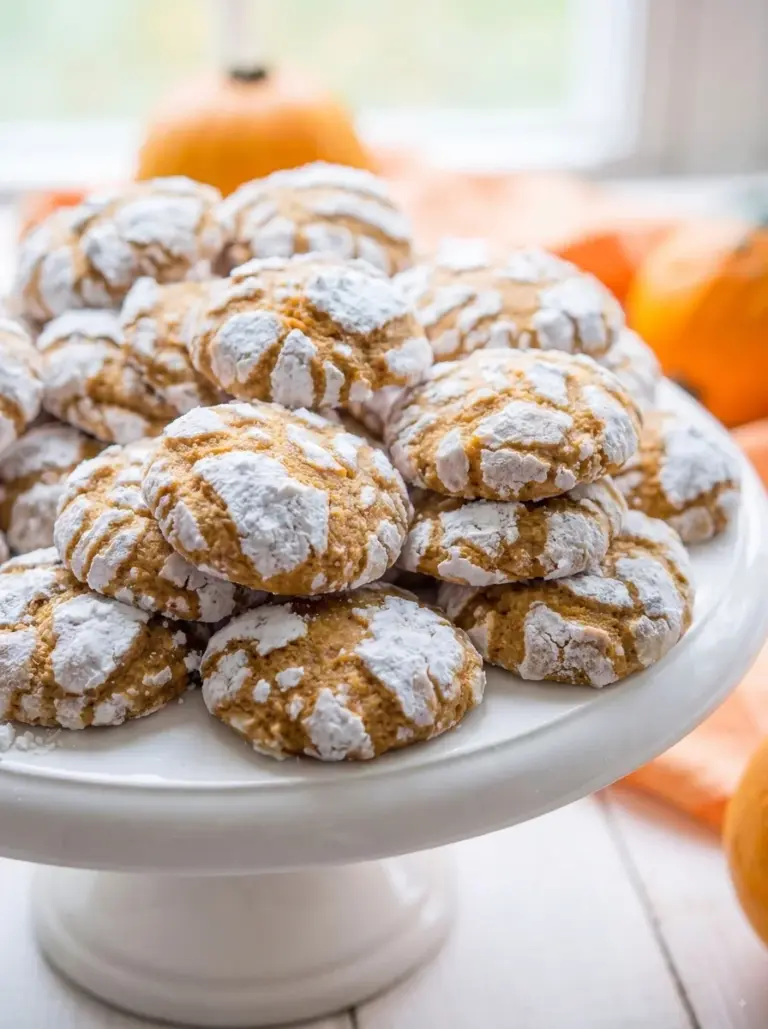 PUMPKIN CRINKLE COOKIES