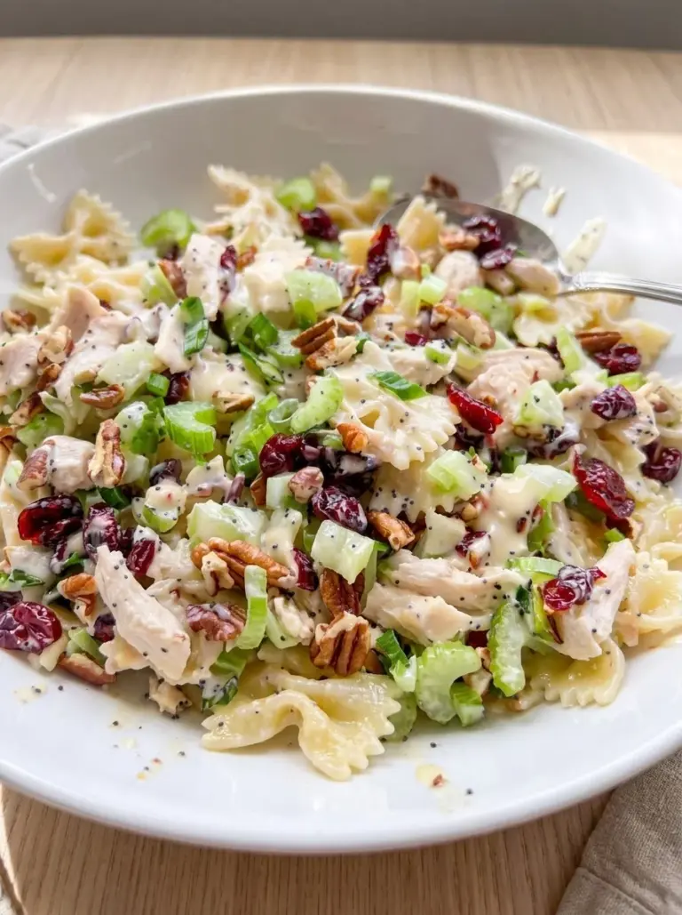 Turkey Cranberry Pasta Salad